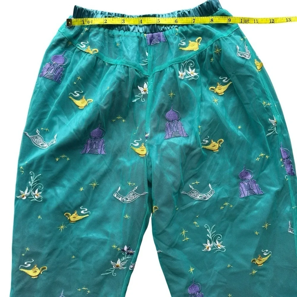 Disney Hanna Andersson Girl Princess JasmineBirthday Party Pants sz L 8 9 10 12